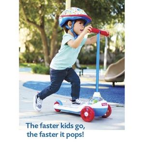 3-Wheeled Scooter with Corn Popping Sound